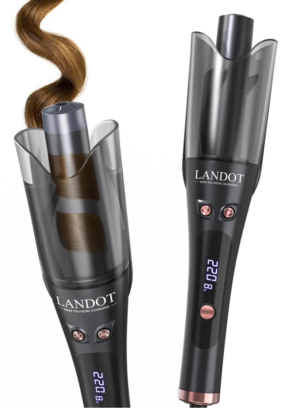 Auto Curling Iron for Women - Black